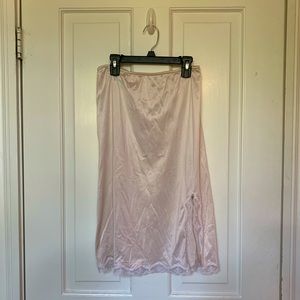 Delicate Lace Skirt with Pink Rose